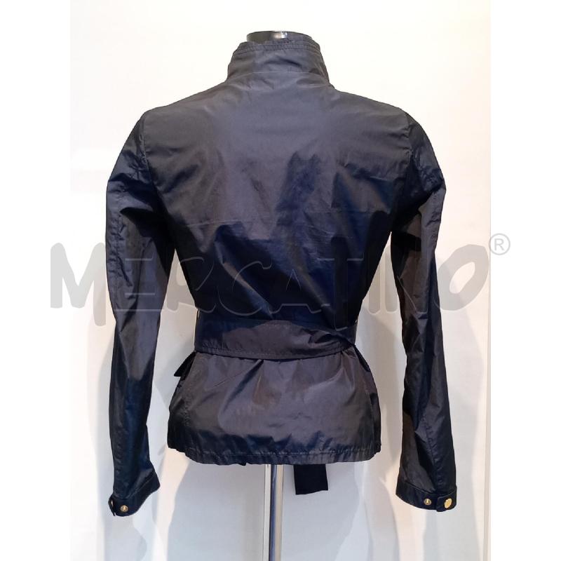GIUBBOTTO DONNA MONCLER BLU BOTTONI DORATI | Mercatino dell'Usato Moncalieri bengasi 2