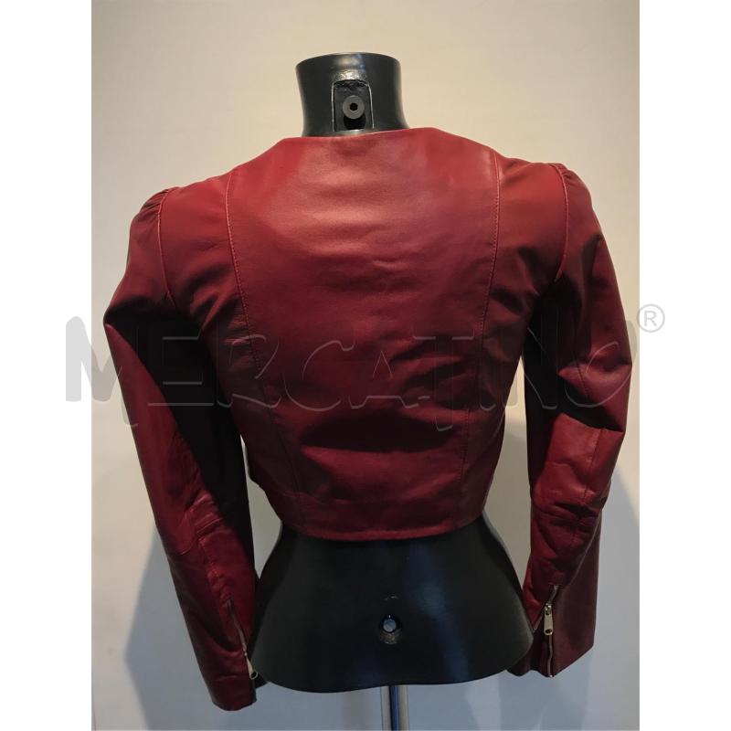GIUBBOTTO DONNA PELLE MAX & CO BORDEAUX | Mercatino dell'Usato Moncalieri bengasi 2