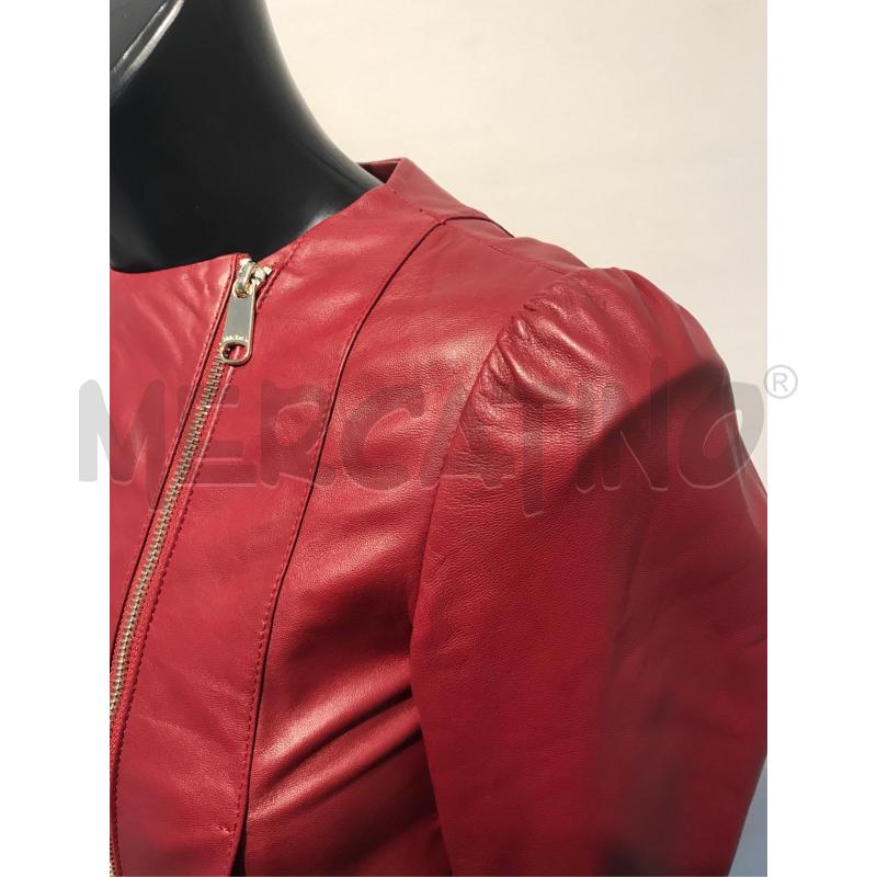 GIUBBOTTO DONNA PELLE MAX & CO BORDEAUX | Mercatino dell'Usato Moncalieri bengasi 4