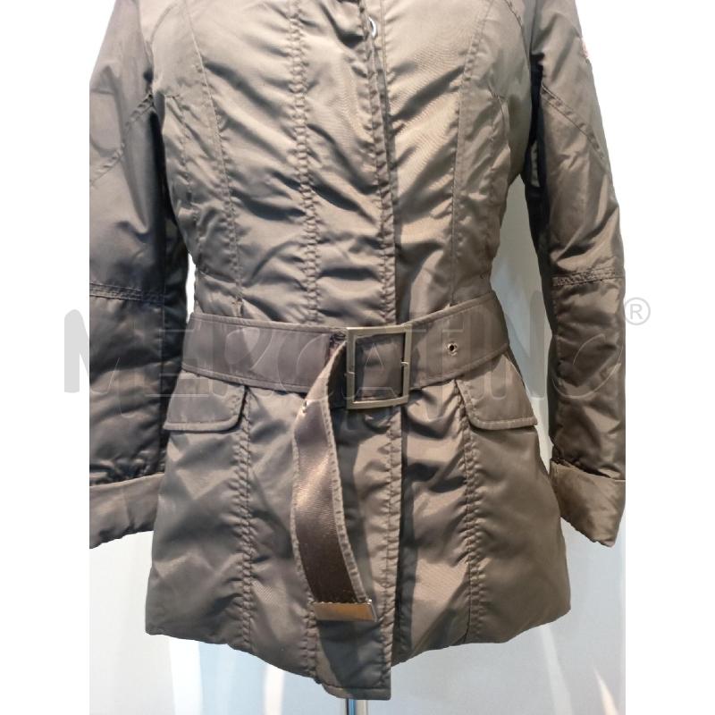 GIUBBOTTO DONNA PEUTEREY MARRONE CON CINTURA  | Mercatino dell'Usato Moncalieri bengasi 4