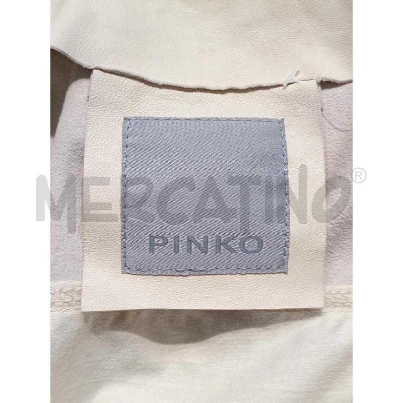 GIUBBOTTO DONNA PINKO PELLE BEIGE CON VOILANT | Mercatino dell'Usato Moncalieri bengasi 5