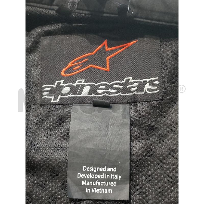 GIUBBOTTO MOTO UOMO ALPINESTAR NERA SCRITTE BIANCHE | Mercatino dell'Usato Moncalieri bengasi 4