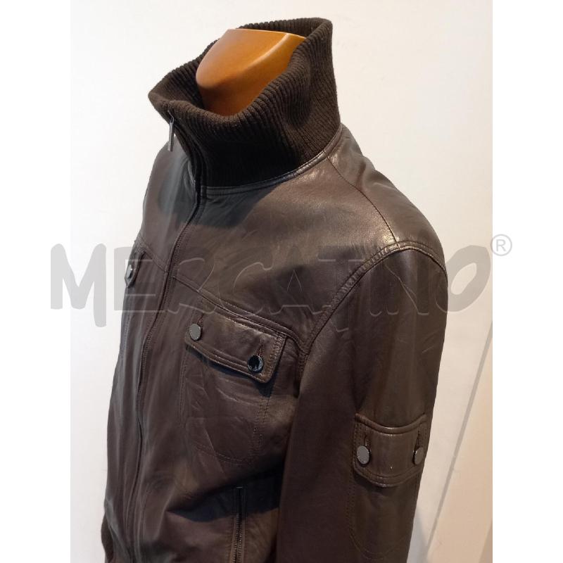 GIUBBOTTO UOMO CALVIN KLEIN PELLE MARRONE BOMBER | Mercatino dell'Usato Moncalieri bengasi 3