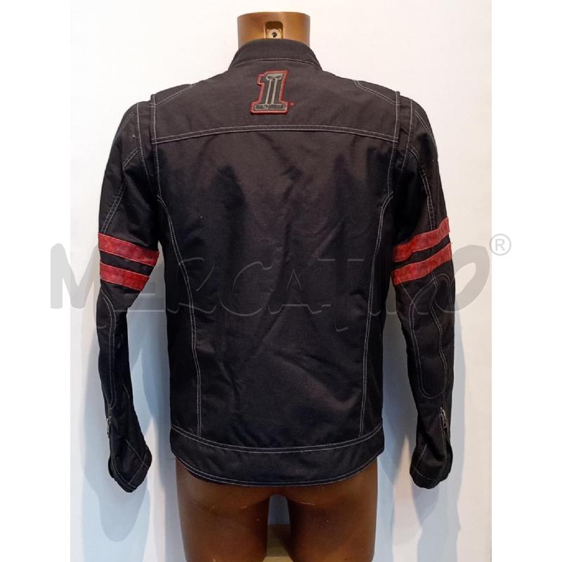 GIUBBOTTO UOMO HARLEY DAVIDSON NERO INSERTI ROSSO | Mercatino dell'Usato Moncalieri bengasi 2