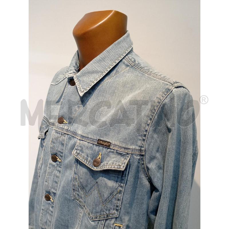 GIUBBOTTO UOMO WRANGLER JEANS CHIARO  | Mercatino dell'Usato Moncalieri bengasi 3