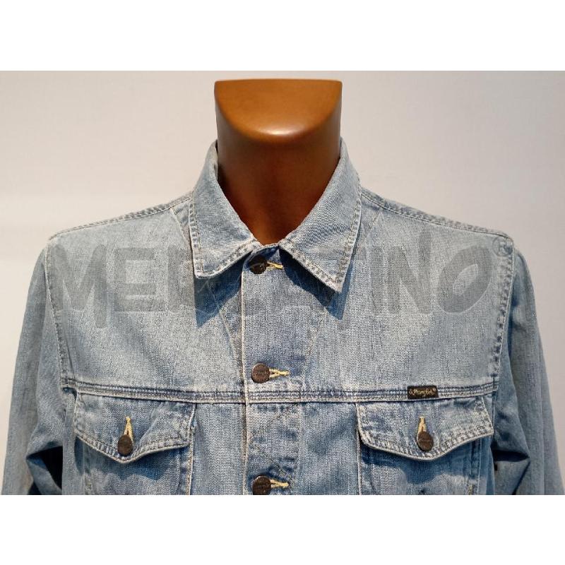 GIUBBOTTO UOMO WRANGLER JEANS CHIARO  | Mercatino dell'Usato Moncalieri bengasi 4