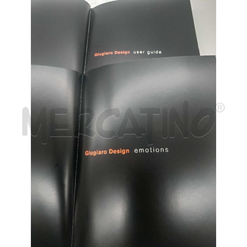 GIUGIARO DESIGN COFANETTO 2 VOLUMI USER GUIDE IN INGLESE E D EMOTIONS  | Mercatino dell'Usato Moncalieri bengasi 3
