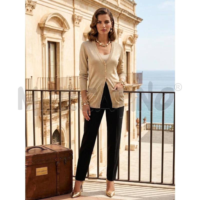 GOLFINO DONNA DOLCE & GABBANA DORATO | Mercatino dell'Usato Moncalieri bengasi 1