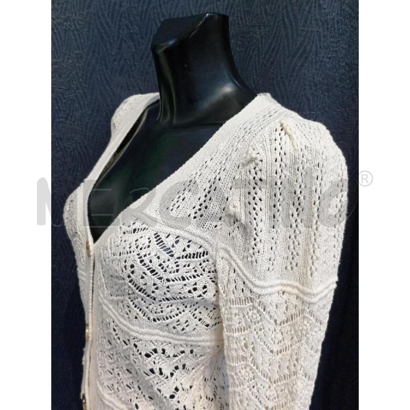 GOLFINO DONNA MANGO BIANCO TRAFORATO | Mercatino dell'Usato Moncalieri bengasi 3