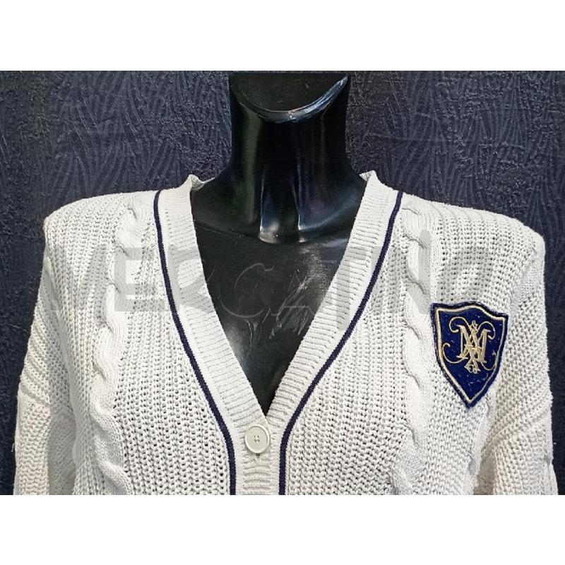 GOLFINO DONNA MAX  CO BIANCO BORDO BLU | Mercatino dell'Usato Moncalieri bengasi 3