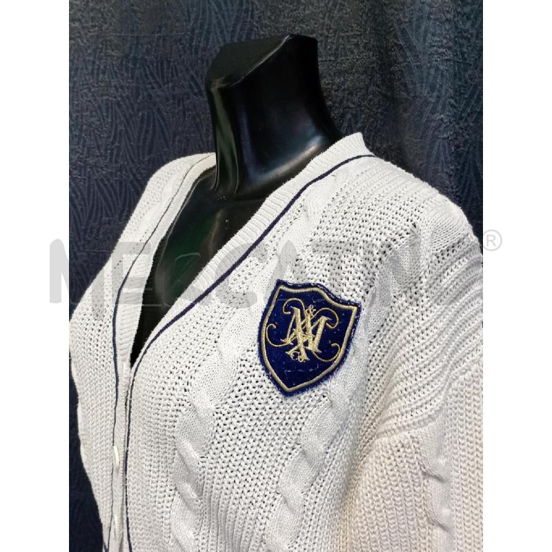 GOLFINO DONNA MAX  CO BIANCO BORDO BLU | Mercatino dell'Usato Moncalieri bengasi 4