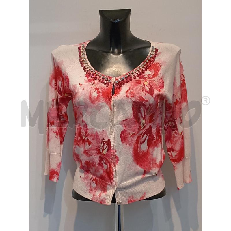 GOLFINO DONNA NENETTE ROSA FIORI CON STRASS | Mercatino dell'Usato Moncalieri bengasi 1