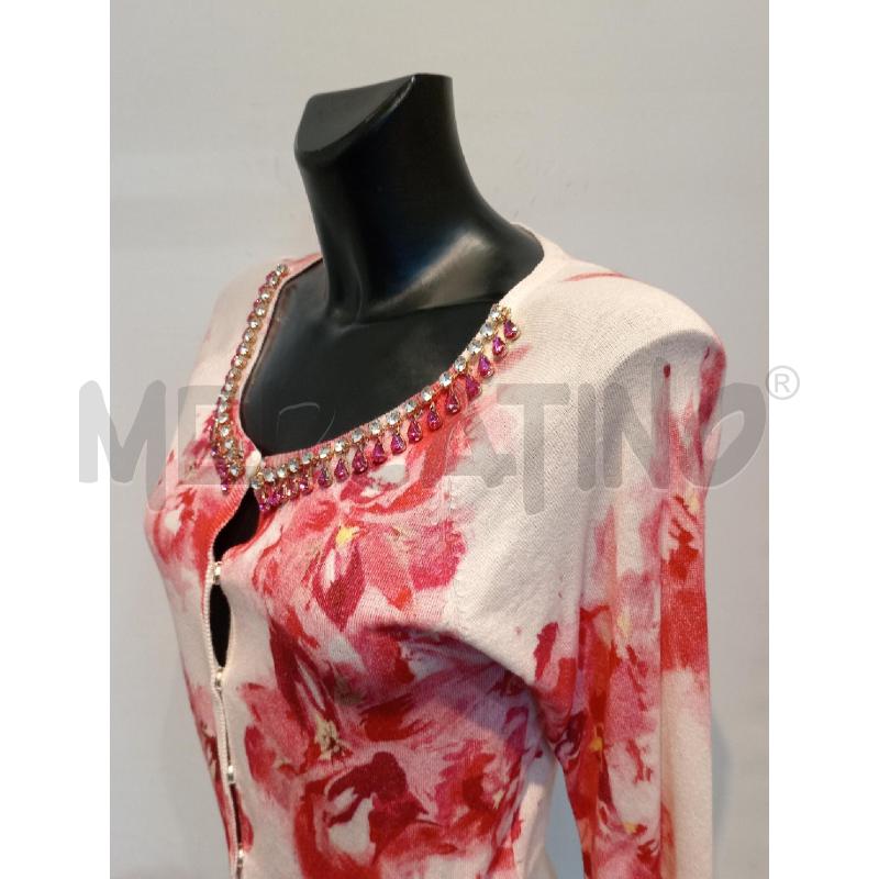 GOLFINO DONNA NENETTE ROSA FIORI CON STRASS | Mercatino dell'Usato Moncalieri bengasi 3