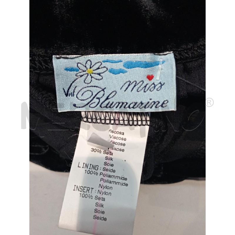GONNA BLUMARINE NERA VELLUTO  | Mercatino dell'Usato Moncalieri bengasi 5