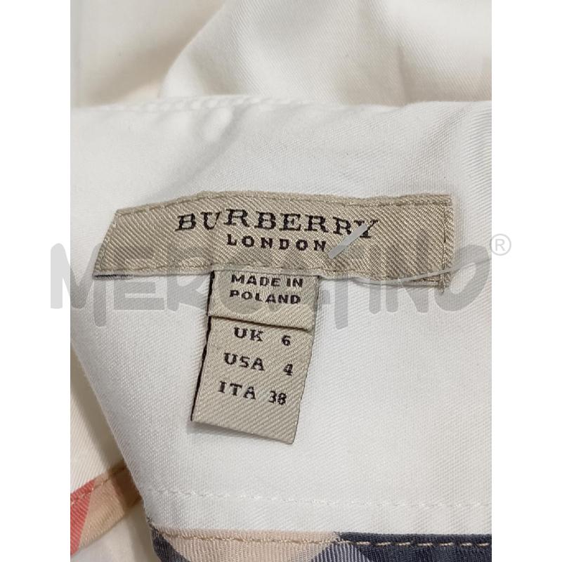 GONNA BURBERRY BIANCA | Mercatino dell'Usato Moncalieri bengasi 5