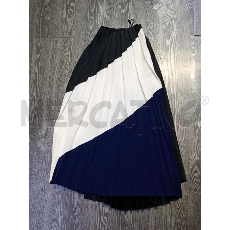 GONNA CELDRIC CHARLIER BIANCA NERA BLU PLISSETTATA | Mercatino dell'Usato Moncalieri bengasi 3
