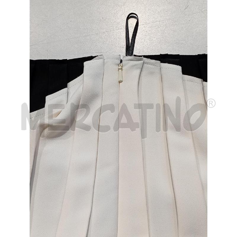 GONNA CELDRIC CHARLIER BIANCA NERA BLU PLISSETTATA | Mercatino dell'Usato Moncalieri bengasi 4