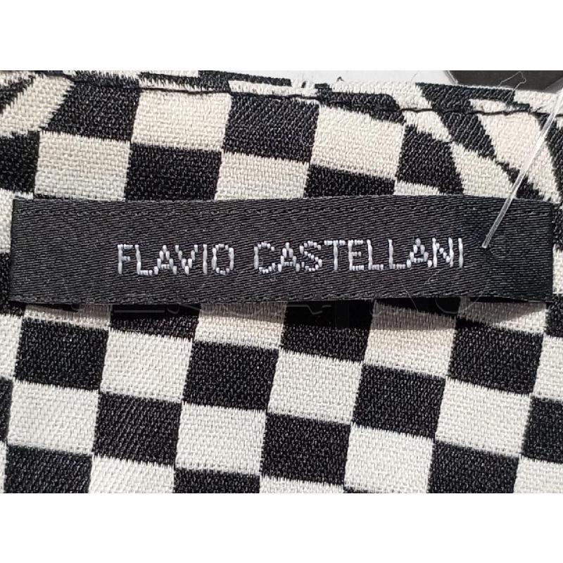 GONNA FLAVIO CASTELLAMI BIANCA E NERA QUADRI ZIP  | Mercatino dell'Usato Moncalieri bengasi 5