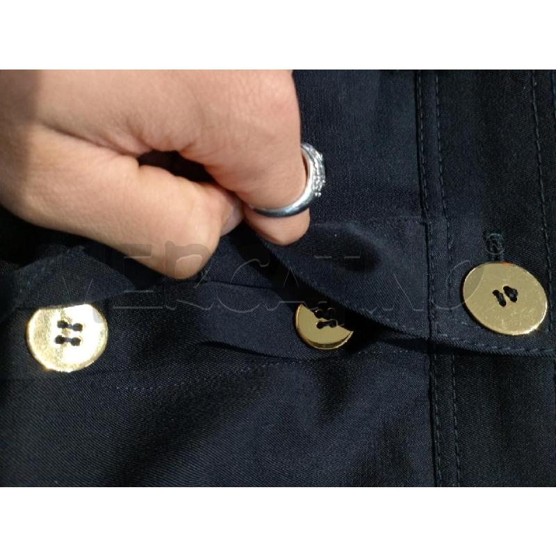 GONNA GENNY BLU BOTTONE DORATO DAVANTI | Mercatino dell'Usato Moncalieri bengasi 4