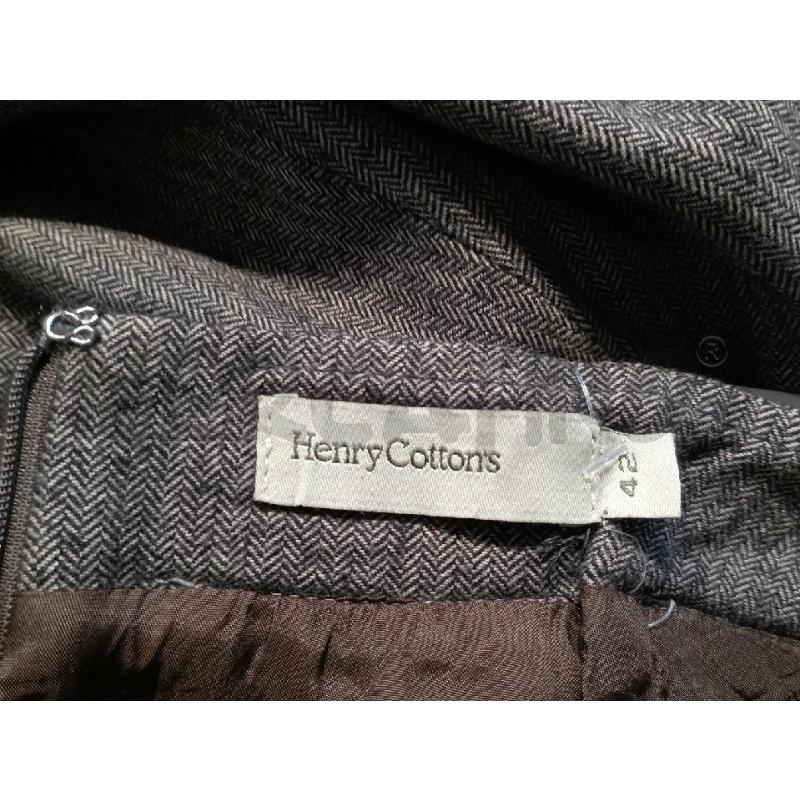 GONNA HENRY COTTON'S MARRONE SPIGATO BORDO PERLINE | Mercatino dell'Usato Moncalieri bengasi 5