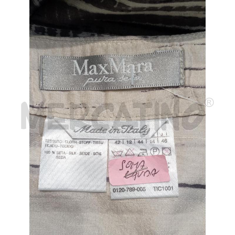 GONNA MAX MARA BEIGE NERA CON CINTURA | Mercatino dell'Usato Moncalieri bengasi 5