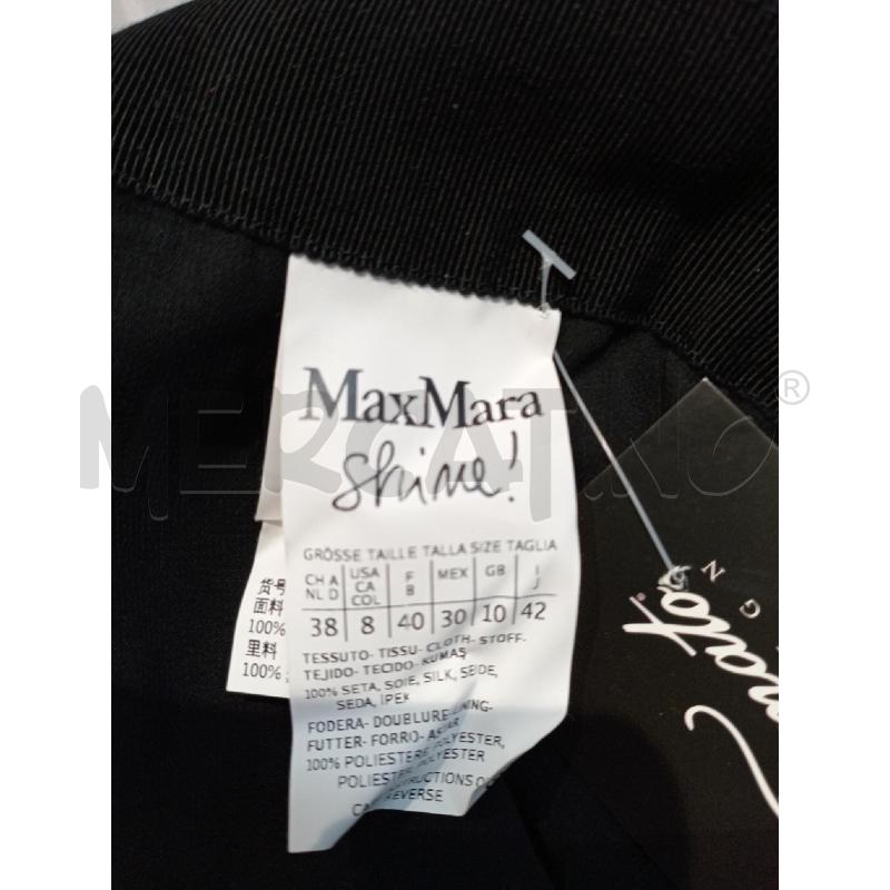 GONNA MAX MARA LUNGA NERA FIORI | Mercatino dell'Usato Moncalieri bengasi 4