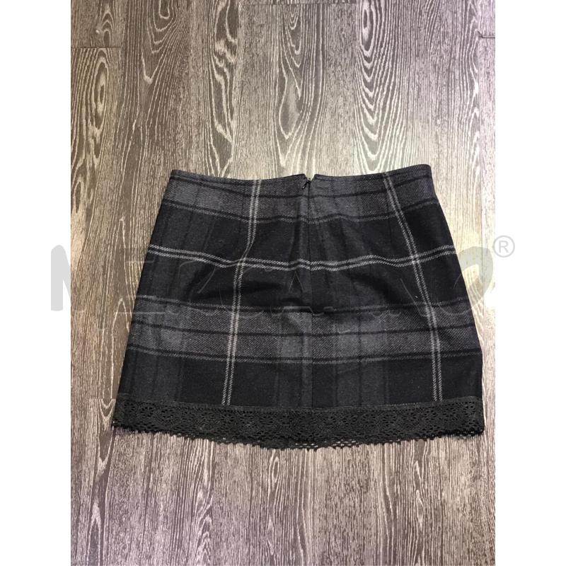 GONNA MOSCHINO GRIGIA QUADRI BORDO PIZZO GRIGIO | Mercatino dell'Usato Moncalieri bengasi 2