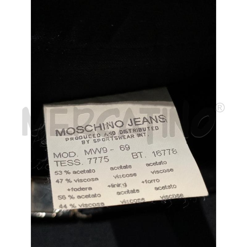 GONNA MOSCHINO NERA TUBINO CON CINTURINO | Mercatino dell'Usato Moncalieri bengasi 4