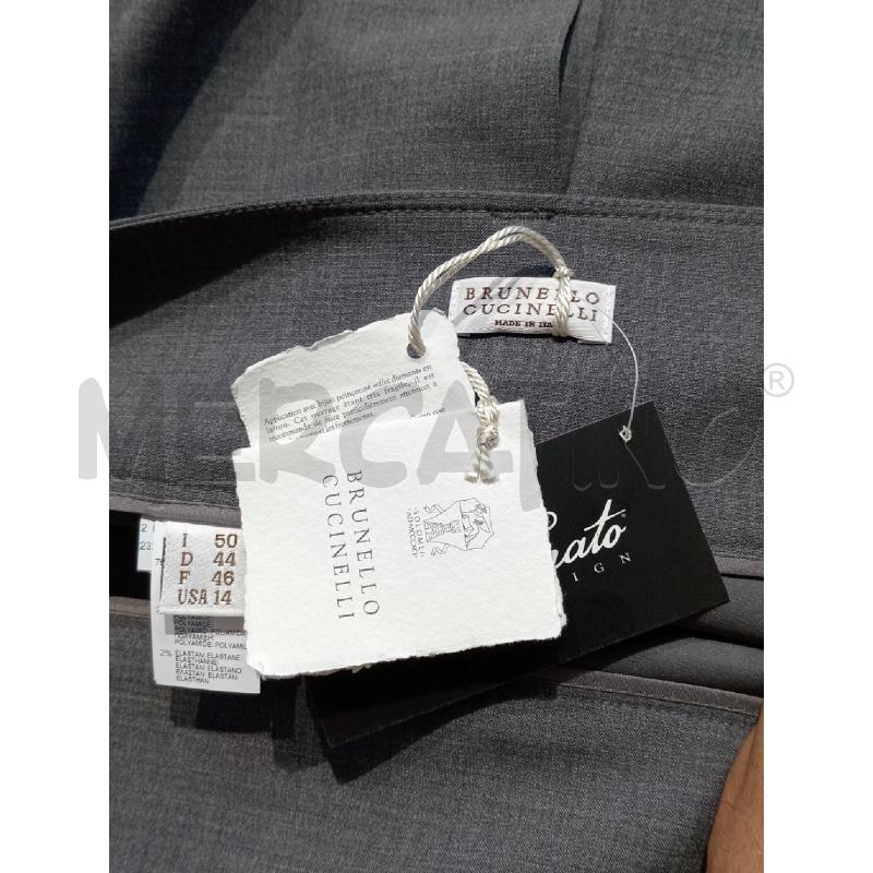 GONNA PANTALONCINO BRUNELLO CUCINELLI GRIGIA | Mercatino dell'Usato Moncalieri bengasi 5