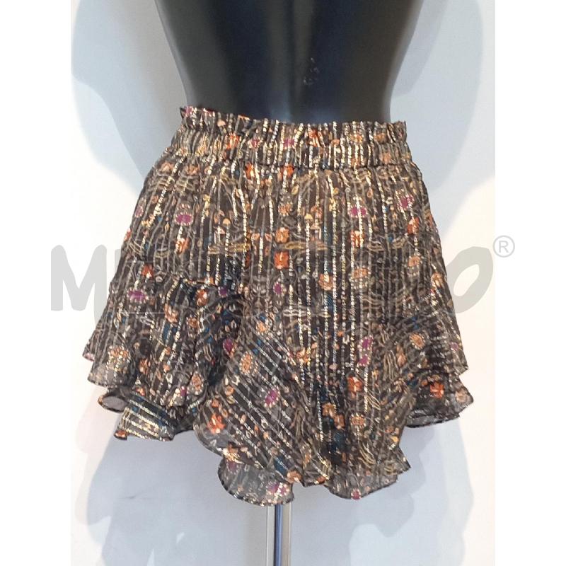 GONNA PANTALONCINO ISABEL MARANT FANTASIA MARRONE RIGHE LAMÈ DORATE | Mercatino dell'Usato Moncalieri bengasi 2