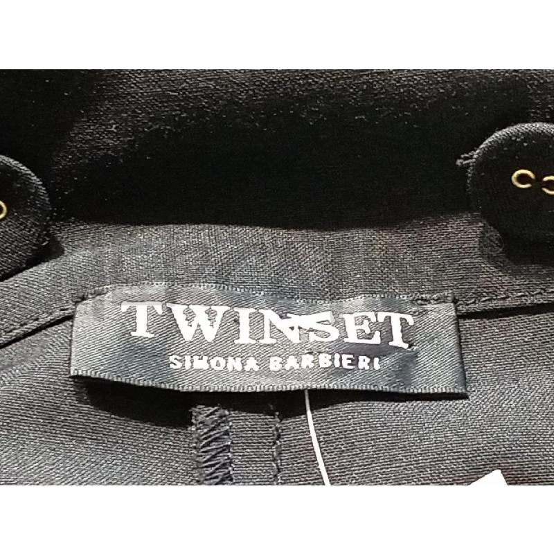GONNA PANTALONE TWINSET NERA CON BALZE  | Mercatino dell'Usato Moncalieri bengasi 5
