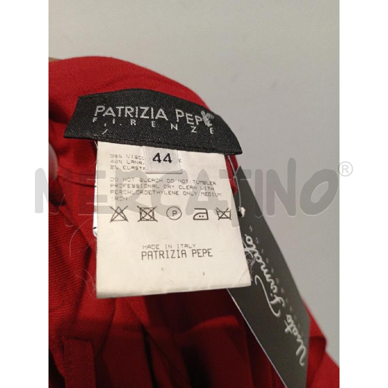 GONNA PATRIZIA PEPE ROSSA CON CINTURA E SPACCO LATERALE | Mercatino dell'Usato Moncalieri bengasi 4