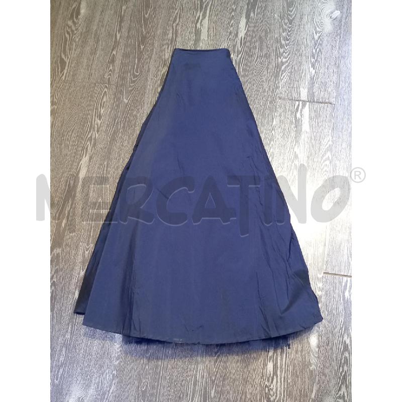 GONNA PATRIZIA SUZZI BLU CANGIANTE CON TULLE | Mercatino dell'Usato Moncalieri bengasi 3