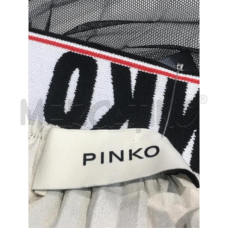 GONNA PINKO BEIGE TULLE NERO FASCIA LOGATA | Mercatino dell'Usato Moncalieri bengasi 5