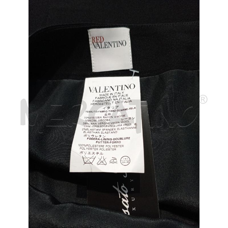 GONNA RED VALENTINO NERA CON FIOCCO DAVANTI | Mercatino dell'Usato Moncalieri bengasi 4