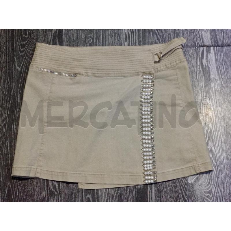 GONNA SPORTMAX BEIGE CON SPILLA PERLE | Mercatino dell'Usato Moncalieri bengasi 1