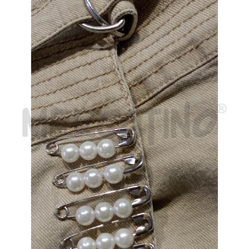 GONNA SPORTMAX BEIGE CON SPILLA PERLE | Mercatino dell'Usato Moncalieri bengasi 4