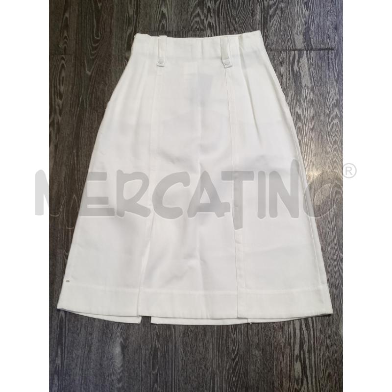 GONNA SPORTMAX BIANCA CON SPACCI | Mercatino dell'Usato Moncalieri bengasi 1