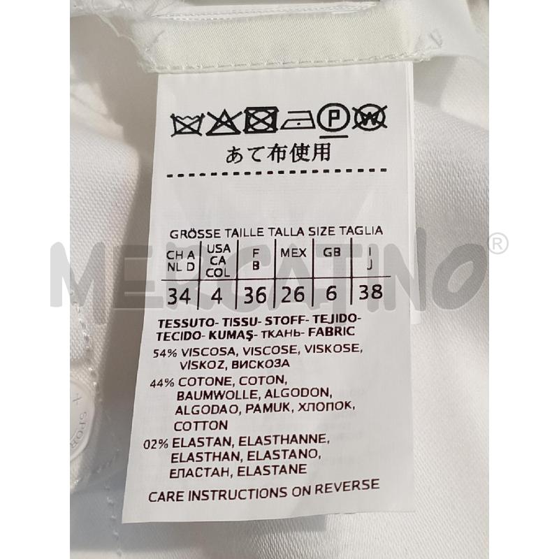GONNA SPORTMAX BIANCA CON SPACCI | Mercatino dell'Usato Moncalieri bengasi 4
