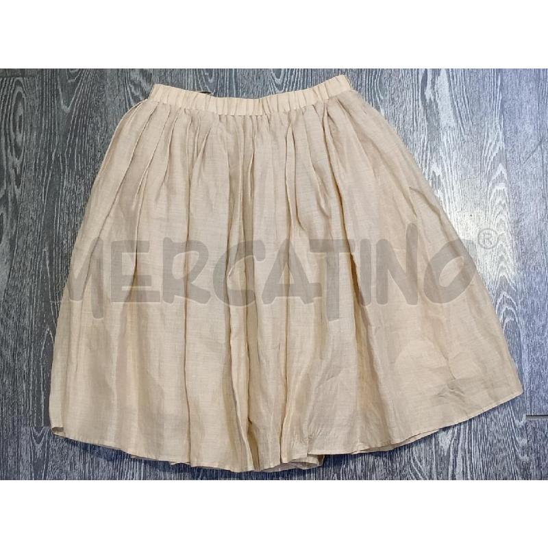 GONNA TWIN SET BEIGE ARRICCIATA VITA | Mercatino dell'Usato Moncalieri bengasi 1