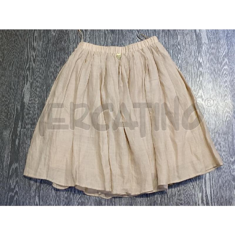 GONNA TWIN SET BEIGE ARRICCIATA VITA | Mercatino dell'Usato Moncalieri bengasi 2