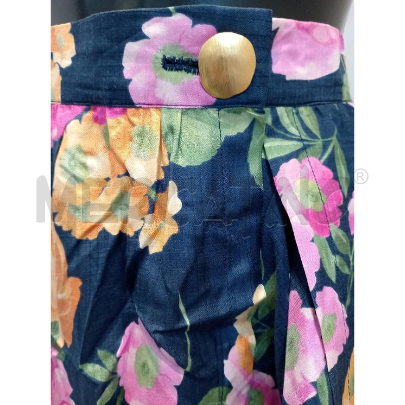 GONNA UNGARO FANTASIA FIORI BLU SETA | Mercatino dell'Usato Moncalieri bengasi 3