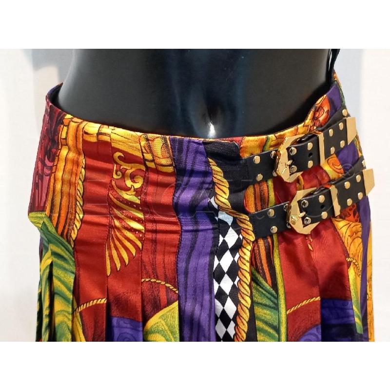 GONNA VERSACE NERA FANTASIA CON CHIUSURA CINTURINO CON BORCHIETTE | Mercatino dell'Usato Moncalieri bengasi 4