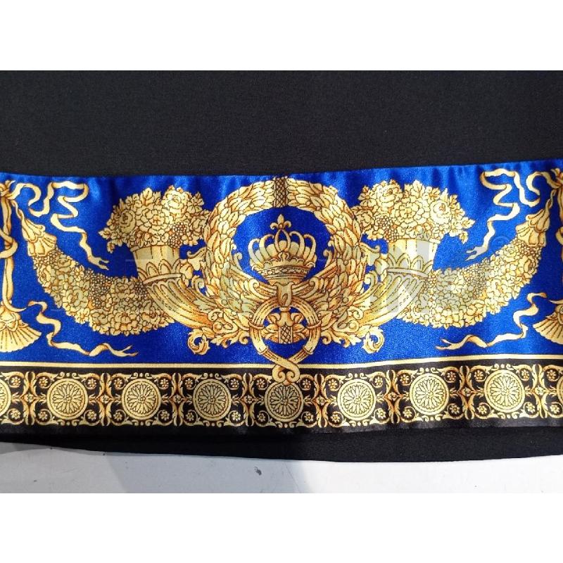 GONNA VERSACE NERA TUBINO CON FASCIA BLU DORATA | Mercatino dell'Usato Moncalieri bengasi 4