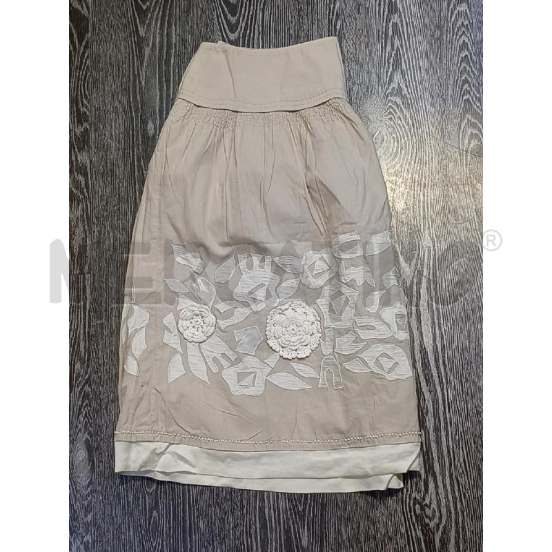 GONNA WEEK END MAX MARA BEIGE CON INSERTI FIORI | Mercatino dell'Usato Moncalieri bengasi 3