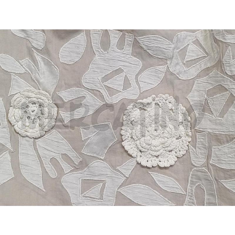 GONNA WEEK END MAX MARA BEIGE CON INSERTI FIORI | Mercatino dell'Usato Moncalieri bengasi 4