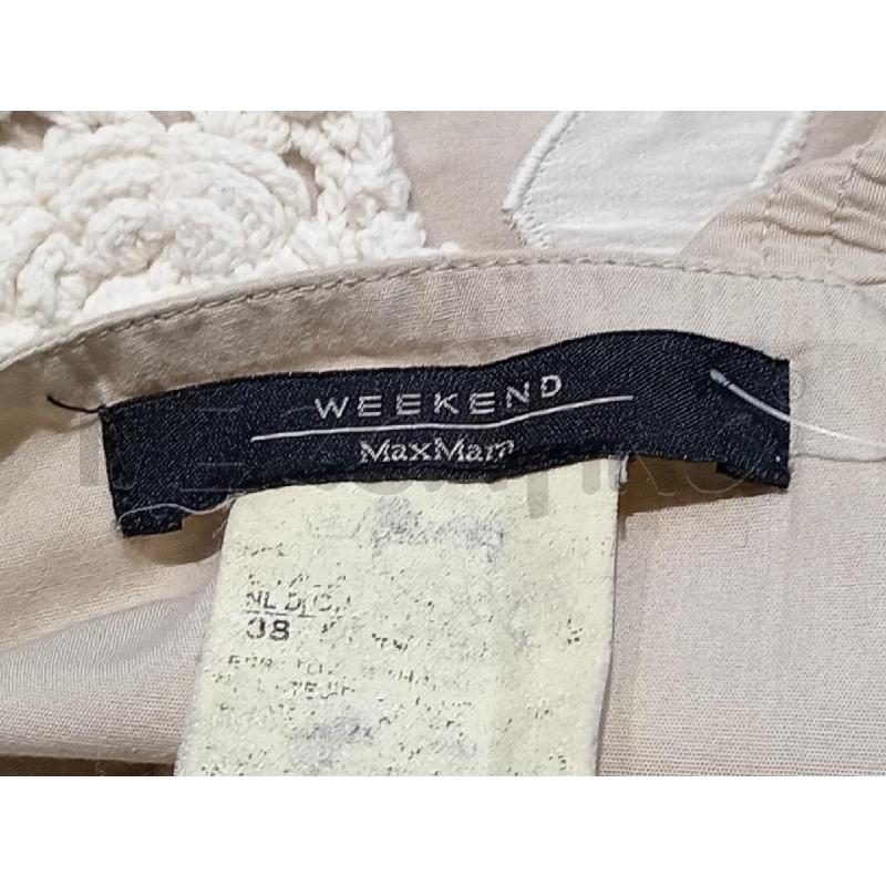 GONNA WEEK END MAX MARA BEIGE CON INSERTI FIORI | Mercatino dell'Usato Moncalieri bengasi 5