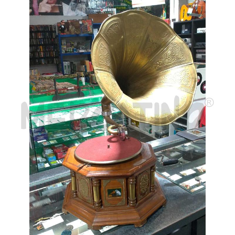 GRAMMOFONO A TROMBA HIS MASTER'S VOICE  | Mercatino dell'Usato Moncalieri bengasi 1