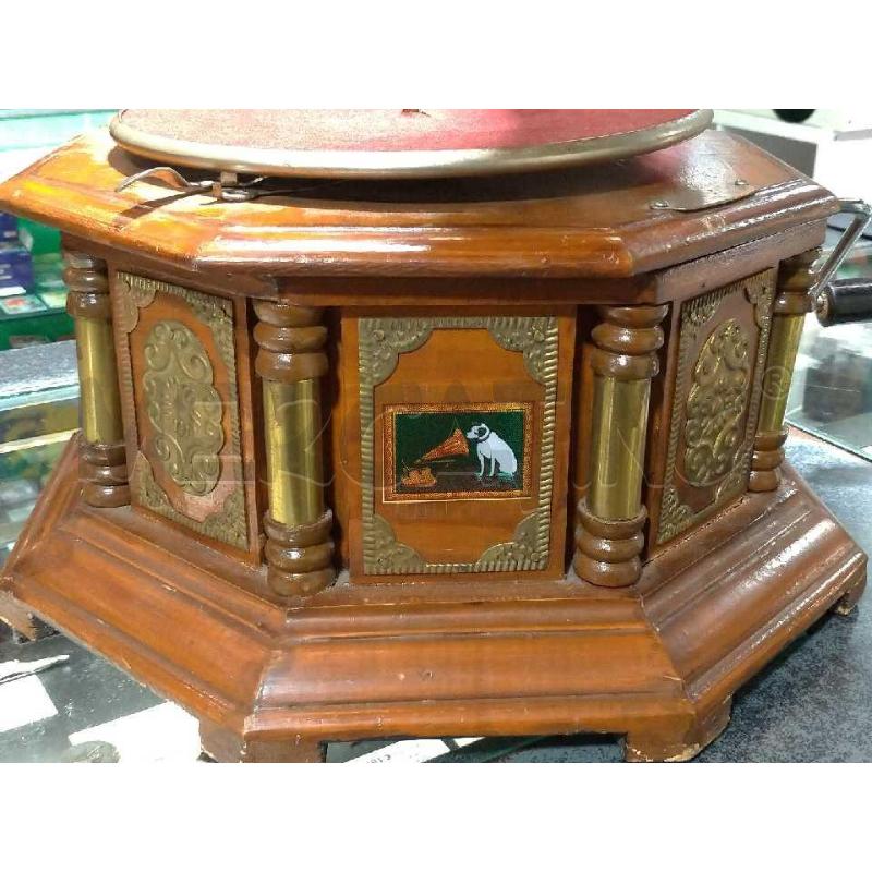 GRAMMOFONO A TROMBA HIS MASTER'S VOICE  | Mercatino dell'Usato Moncalieri bengasi 2