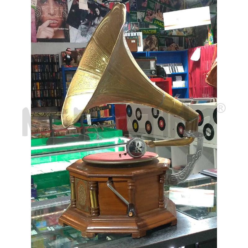 GRAMMOFONO A TROMBA HIS MASTER'S VOICE  | Mercatino dell'Usato Moncalieri bengasi 3